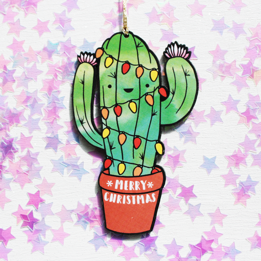 Christmas Cactus Decoration