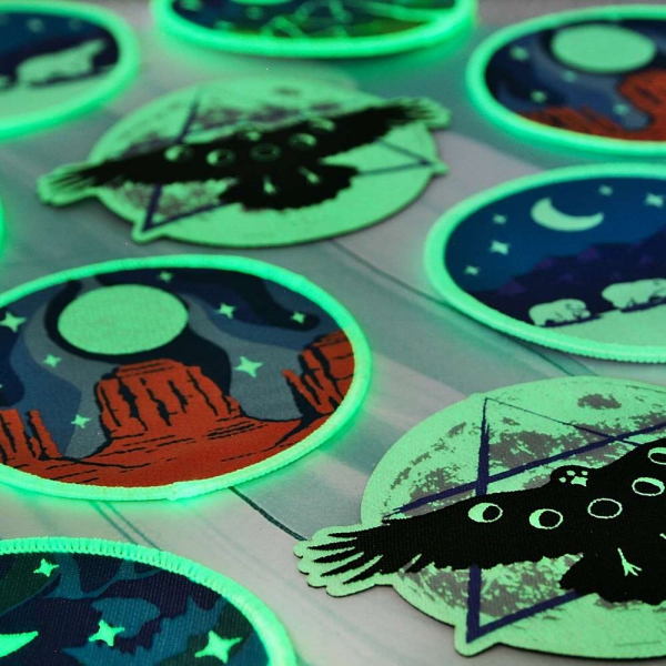 Luna Lotus Glow in the Dark Patch Collection