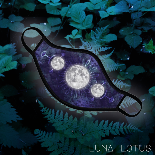 Luna Lotus Moon Face Mask