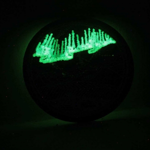 Northern Lights Glow in the Dark Iron On Embroidered Patch