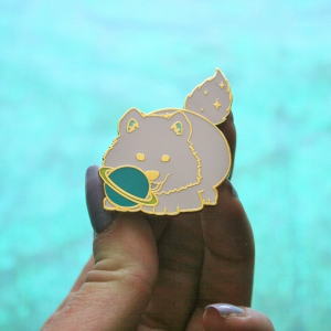 Space Puppy Hard Enamel Pin