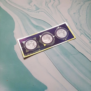 Moon Phase Gold Bookmark