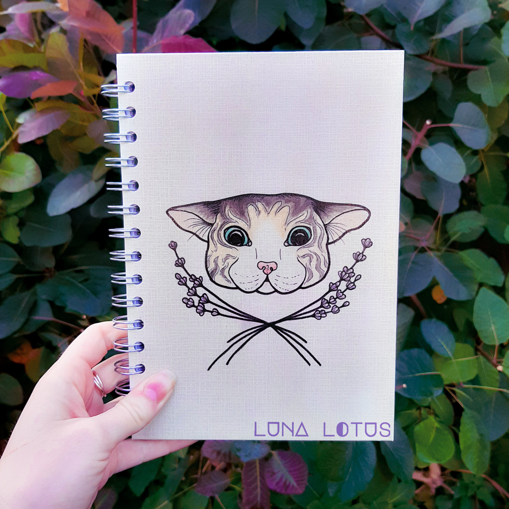 Pet Cat Portrait Luna Lotus